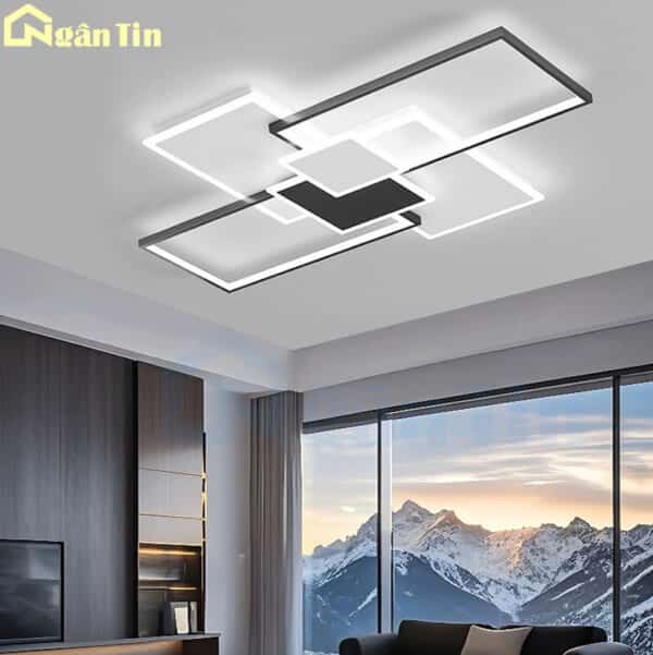 Đèn Mâm Ốp Trần Phòng Khách Hiện Đại Trang Trí Sảnh Phòng Ngủ Led 3 Màu 220V OTD55T110 Ngân Tin - Image 6
