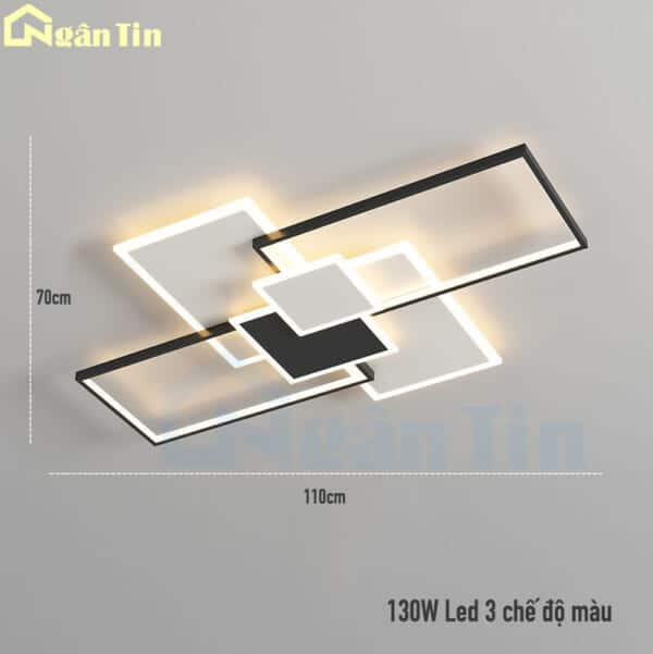 Đèn Mâm Ốp Trần Phòng Khách Hiện Đại Trang Trí Sảnh Phòng Ngủ Led 3 Màu 220V OTD55T110 Ngân Tin - Image 2