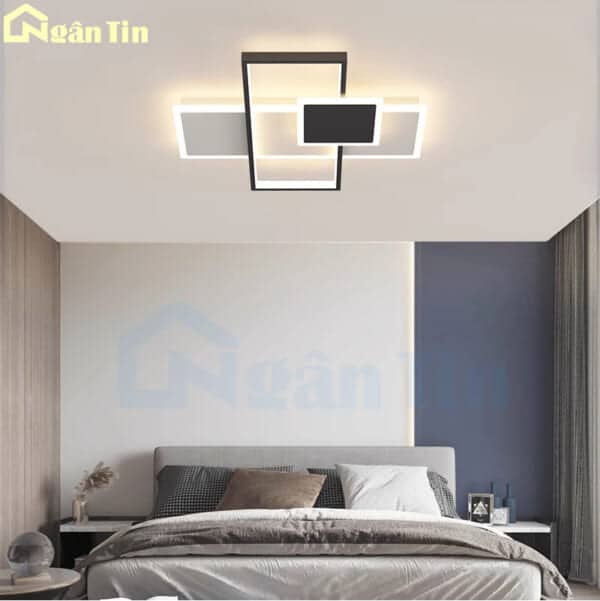 Đèn Mâm Ốp Trần Phòng Ngủ Hiện Đại Trang Trí Bàn Ăn Phòng Khách Led 3 Màu 220V OTD55T50 Ngân Tin - Image 7