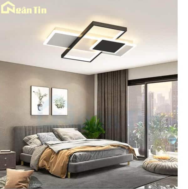 Đèn Mâm Ốp Trần Phòng Ngủ Hiện Đại Trang Trí Bàn Ăn Phòng Khách Led 3 Màu 220V OTD55T50 Ngân Tin - Image 8