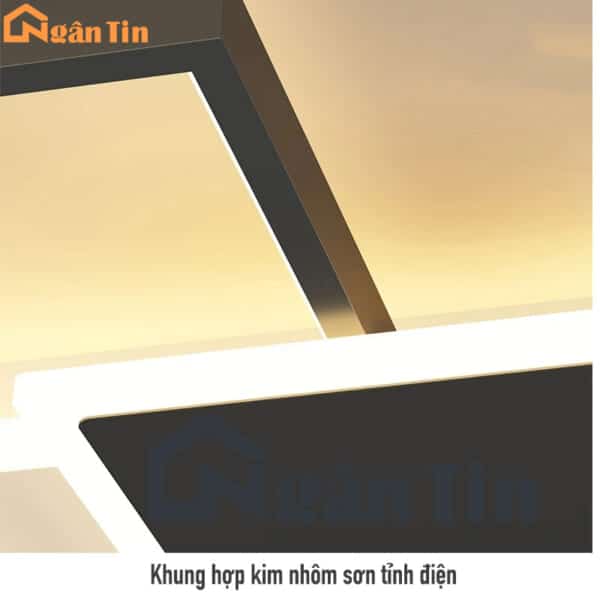 Đèn Mâm Ốp Trần Phòng Ngủ Hiện Đại Trang Trí Bàn Ăn Phòng Khách Led 3 Màu 220V OTD55T50 Ngân Tin - Image 12