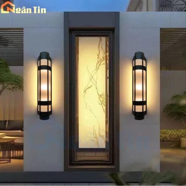 Đèn ốp tường treo tường gắn tường trang trí cổng ngoài trời hành lang E27 220V VNT6803 Ngân Tin - Image 5