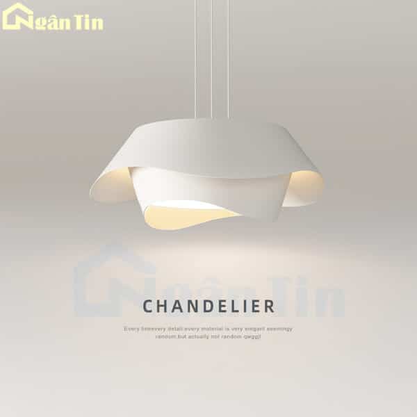 Đèn trần thả trang trí sảnh phòng khách phòng ngủ bàn ăn Led 3 chế độ màu 220V TTK86 Ngân Tin - Image 6