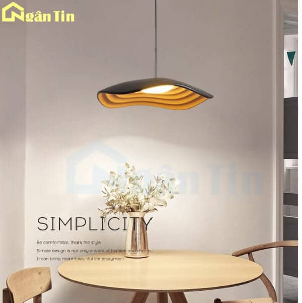 Đèn thả trần trang trí phòng khách phòng ngủ bàn ăn quầy bar Led 3 màu 220V THD82 Ngân Tin - Image 11