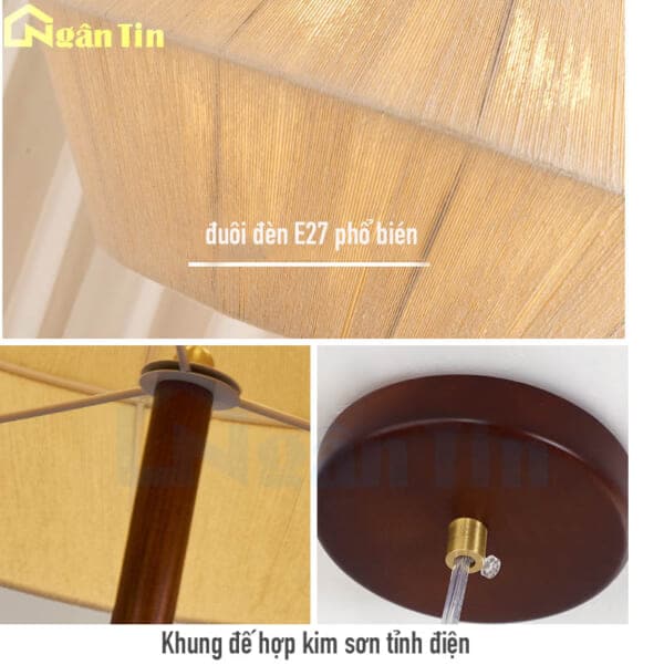 Đèn thả trần trang trí phòng khách sảnh phòng ngủ bàn ăn E27 220V THD57 Ngân Tin - Image 12