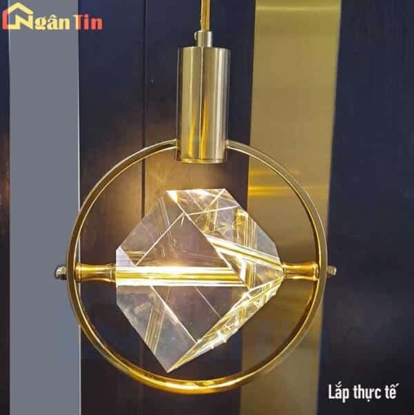 Đèn thả trần pha lê trang trí quầy bar phòng ngủ Led 3 chế độ màu 220V TTK123B Ngân Tin - Image 11