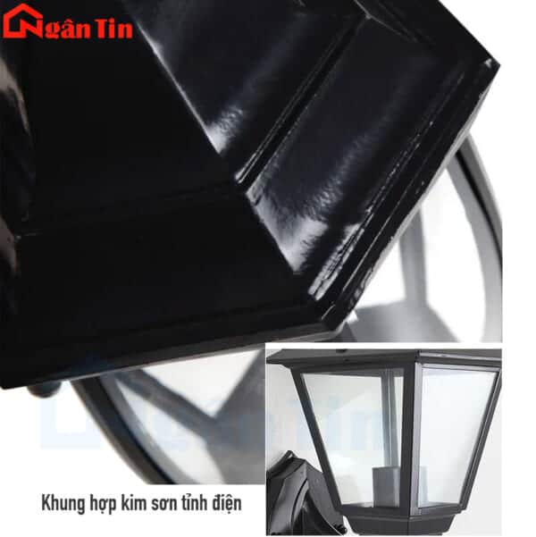 Đèn treo tường gắn tường ốp tường trang trí ngoài trời sân vườn 12W E27 220V GTNT09 Ngân Tin - Image 7