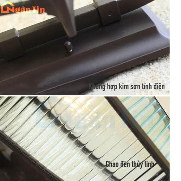 Đèn gắn tường treo tường trang trí cổng ngoài trời sân vườn 12W E27 220V VNT856 Ngân Tin - Image 8