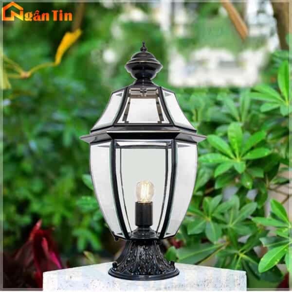 Đèn trụ cổng đồng trang trí cổng sân vườn cổng tường rào 12W E27 220V TD91 Ngân Tin - Image 5