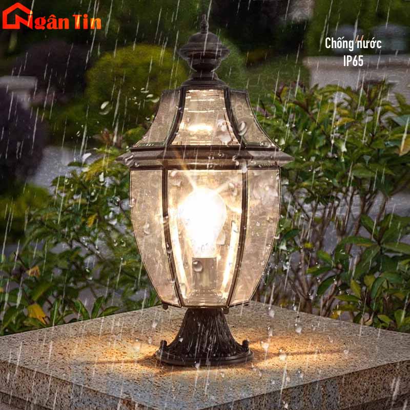 den tru cong co dien trang tri cong san vuon ngoai troi chong nuoc e27 220v td90 ngan tin 4