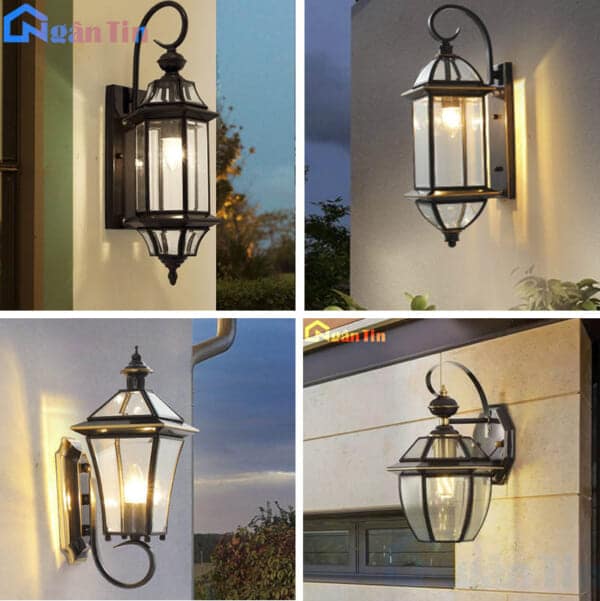 Vách đồng treo tường gắn tường ốp tường trang trí ngoài trời trong nhà E27 220V VD6800 Ngân Tin - Image 8