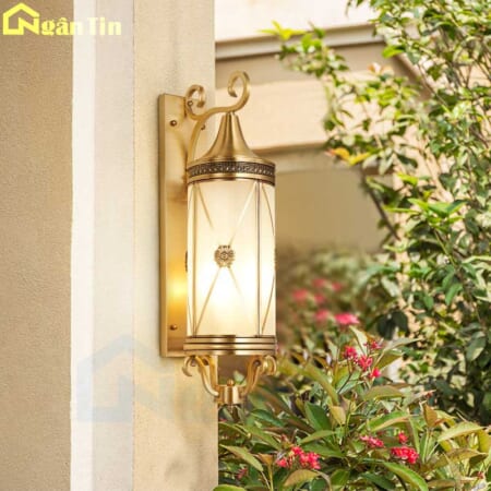 Vách đồng treo tường gắn tường ốp tường trang trí ngoài trời trong nhà E27 220V VD686A Ngân Tin
