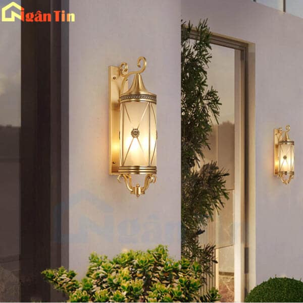 Vách đồng treo tường gắn tường ốp tường trang trí ngoài trời trong nhà E27 220V VD686A Ngân Tin - Image 5