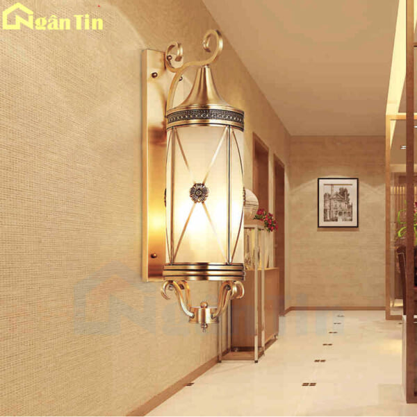 Vách đồng treo tường gắn tường ốp tường trang trí ngoài trời trong nhà E27 220V VD686A Ngân Tin - Image 6