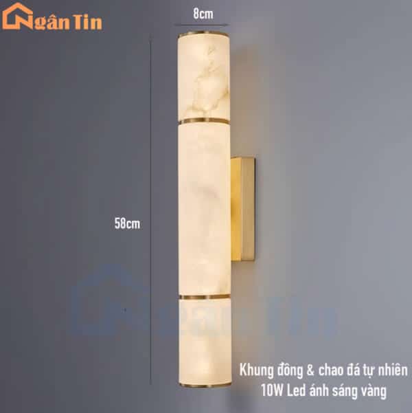Đèn vách đồng treo tường gắn tường trang trí phòng khách phòng ngủ 220V VD8007 Ngân Tin - Image 2