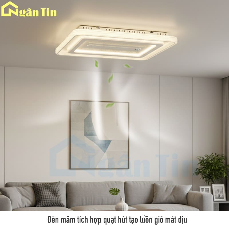 den mam op tran chu nhat kem quat thap hien dai trang tri phong khach phong ngu led 3 mau ota44cn ngan tin 2