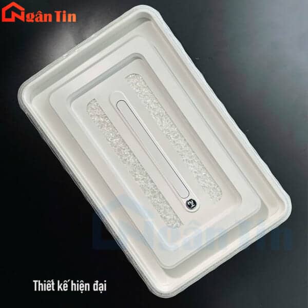 Đèn Mâm Ốp Trần Chữ Nhật Kèm Quạt Trang Trí Phòng Ngủ Phòng Khách OTA44CN Ngân Tin (Kèm remote) - Image 8