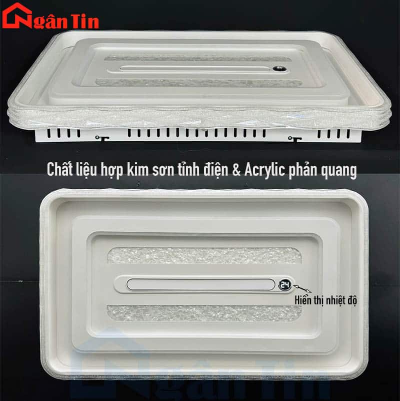 den mam op tran chu nhat kem quat thap hien dai trang tri phong khach phong ngu led 3 mau ota44cn ngan tin 8