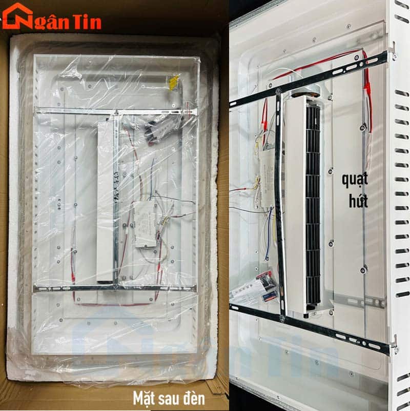 den mam op tran chu nhat kem quat thap hien dai trang tri phong khach phong ngu led 3 mau ota44cn ngan tin 9