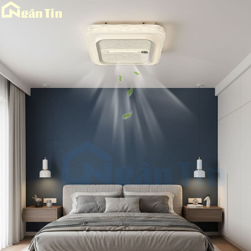 den mam op tran chu nhat kem quat thap hien dai trang tri phong khach phong ngu led 3 mau ota44v ngan tin 12