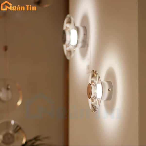 Đèn treo tường thủy tinh ốp tường trang trí phòng khách phòng ngủ cầu thang 220V VK155 Ngân Tin - Image 5