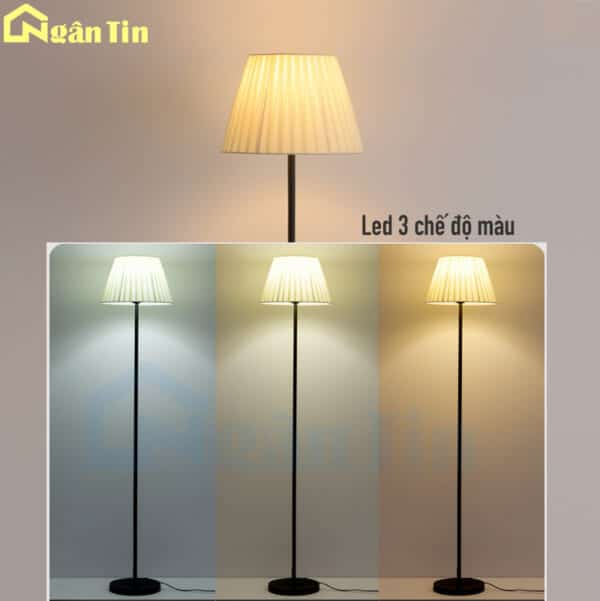 Đèn Cây Đứng Phòng Khách Đèn Sàn Đọc Sách Trang Trí Sảnh Phòng Ngủ E27 220V DD211 Ngân Tin - Image 8