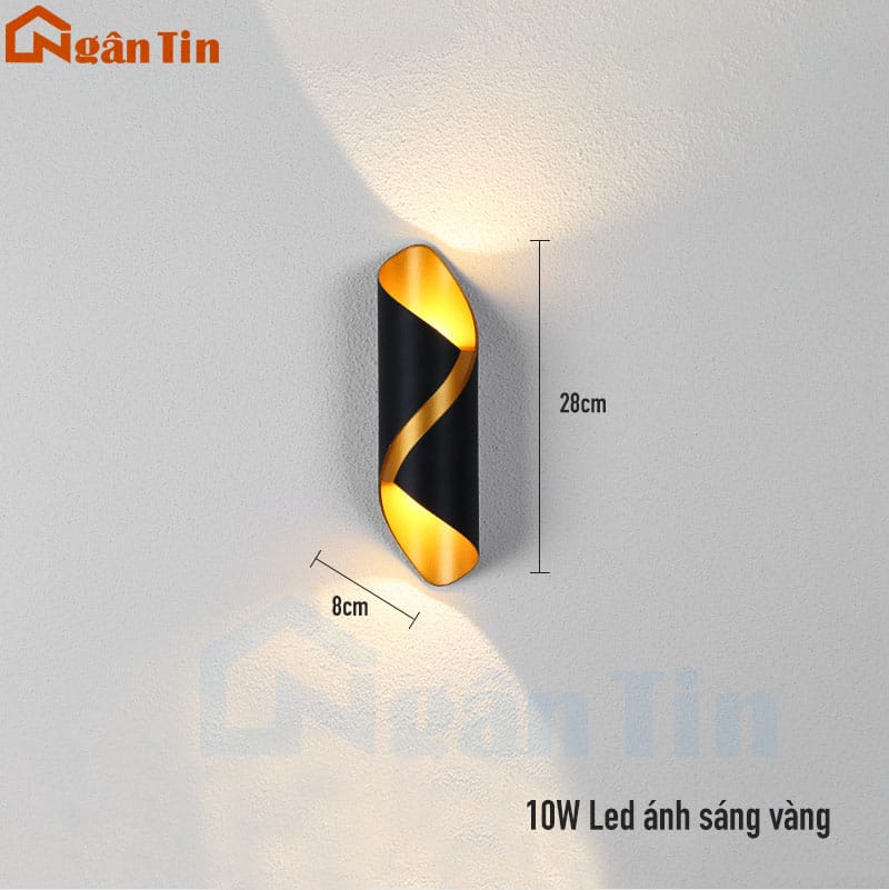 Đèn hắt tường ngoài trời chống nước trang trí sân vườn hành lang cầu thang 220V VNT2287 Ngân Tin 2 Đèn hắt tường ngoài trời chống nước trang trí sân vườn hành lang cầu thang 220V VNT2287 Ngân Tin - Image 2