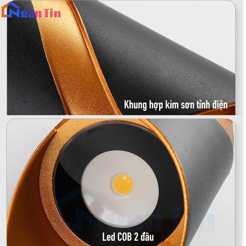Đèn hắt tường ngoài trời chống nước trang trí sân vườn hành lang cầu thang 220V VNT2287 Ngân Tin 9 Đèn hắt tường ngoài trời chống nước trang trí sân vườn hành lang cầu thang 220V VNT2287 Ngân Tin - Image 9