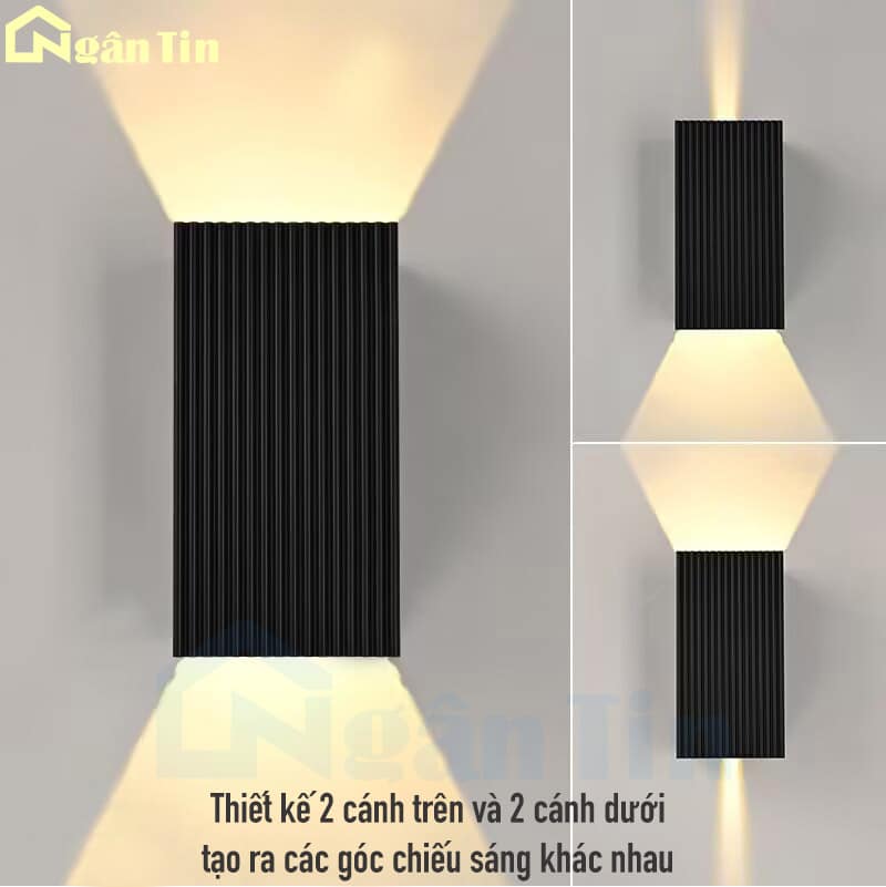 Đèn hắt tường treo tường gắn tường trang trí ngoài trời trong nhà Led 12W 220V VNT2216D Ngân Tin 3 Đèn hắt tường treo tường gắn tường trang trí ngoài trời trong nhà Led 12W 220V VNT2216D Ngân Tin - Image 3