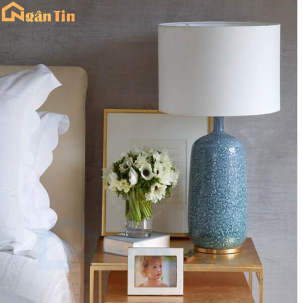 Đèn ngủ để bàn đèn bàn làm việc trang trí phòng ngủ phòng khách E27 220V DB102 Ngân Tin - Image 3