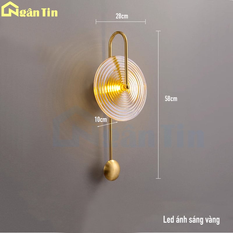 Đèn treo tường gắn tường trang trí phòng ngủ phòng khách cầu thang 220V VK122 Ngân Tin 2 Đèn treo tường gắn tường trang trí phòng ngủ phòng khách cầu thang 220V VK122 Ngân Tin - Image 2