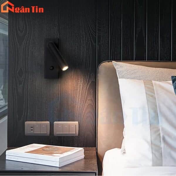 Đèn rọi gắn tường trang trí phòng ngủ phòng khách đọc sách Led 3W 220V VRT22 Ngân Tin - Image 7
