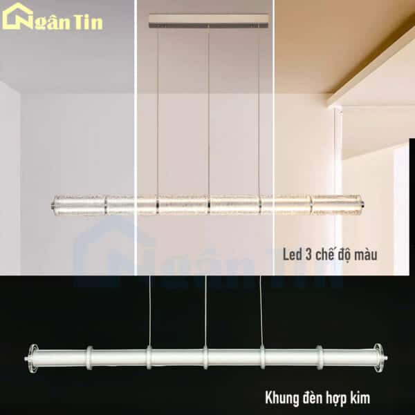 Đèn thả trần trang trí bàn ăn quầy bar bàn làm việc cao cấp Led 3 chế độ màu 220V THD42 Ngân Tin - Image 8