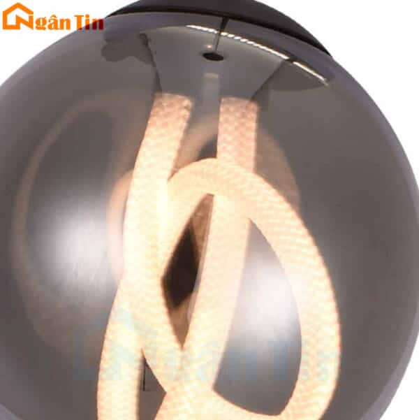 Đèn trần thả thủy tinh khói trang trí phòng ngủ bàn ăn quầy bar 220V THCN010 Ngân Tin - Image 11