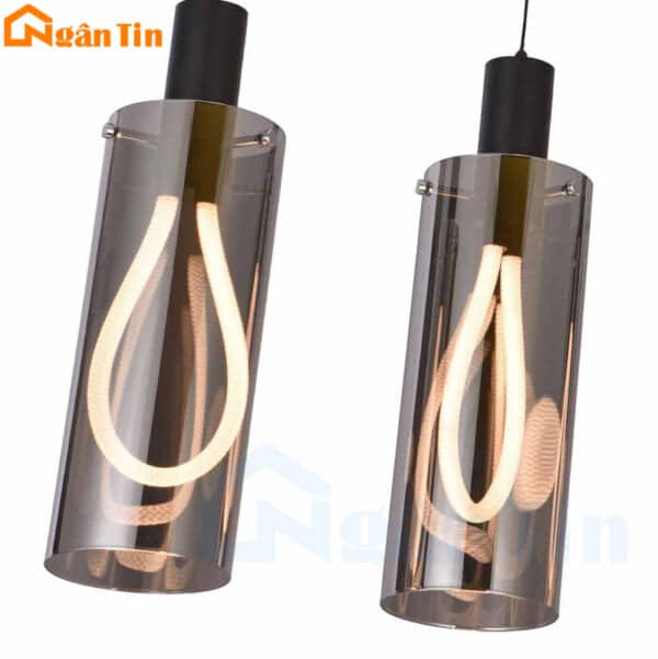 Đèn trần thả thủy tinh khói trang trí phòng ngủ bàn ăn quầy bar 220V THCN010 Ngân Tin - Image 12