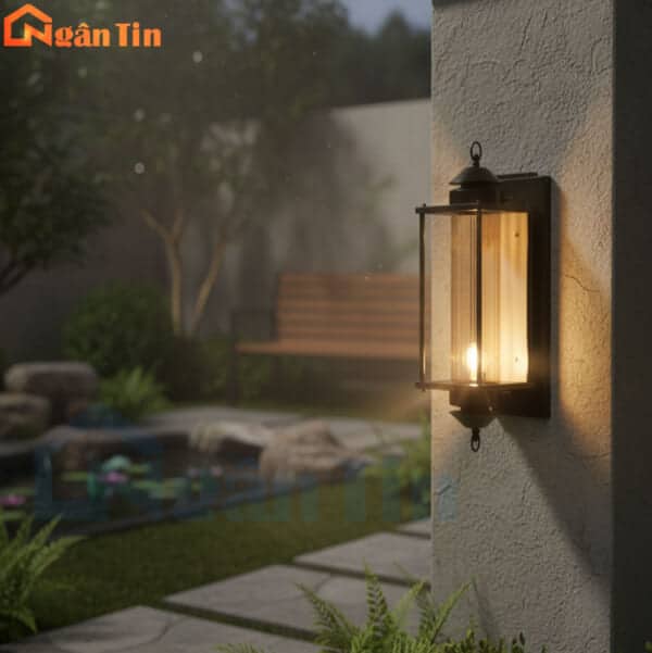 Đèn ốp tường gắn tường treo tường trang trí ngoài trời trong nhà E27 220V GTNT11 Ngân Tin - Image 5