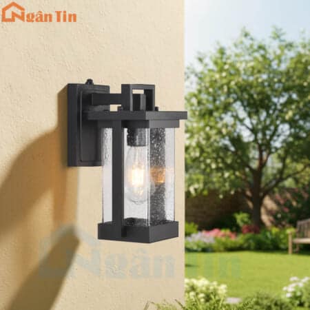 Đèn ốp tường gắn tường treo tường trang trí ngoài trời trong nhà E27 220V GTNT17 Ngân Tin