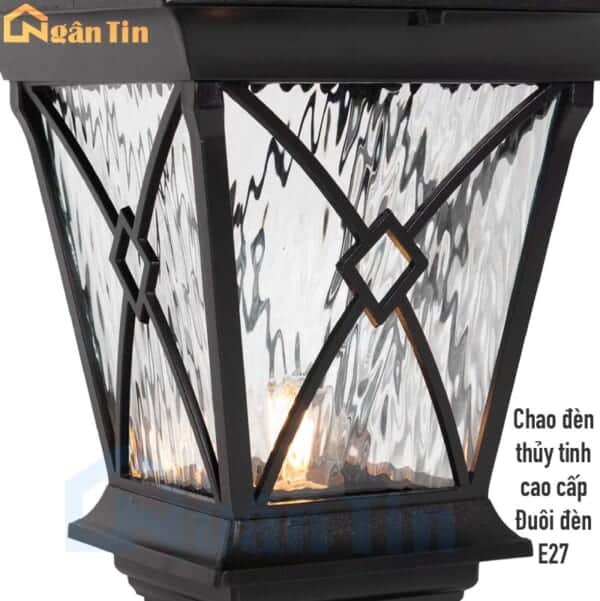 Đèn trụ cổng trang trí sân vườn cổng tường rào Led 12W E27 220V TCNT200 Ngân Tin - Image 9