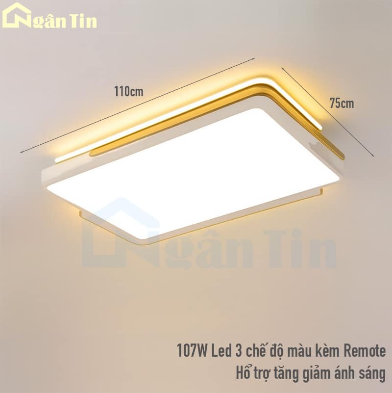 den mam op tran chu nhat trang tri phong khach phong ngu led 3 che do mau ot75cn ngan tin 11