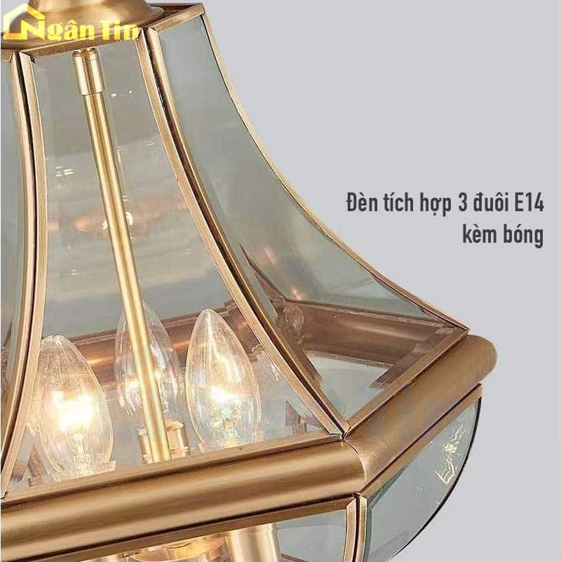 Đèn thả đồng cổ điển cao cấp trang trí ban công phòng khách bàn ăn E14 220V THD12 Ngân Tin 16 den tha dong co dien trang tri mai hien hanh lang ban an phong khach thd12 23 ngan tin 10