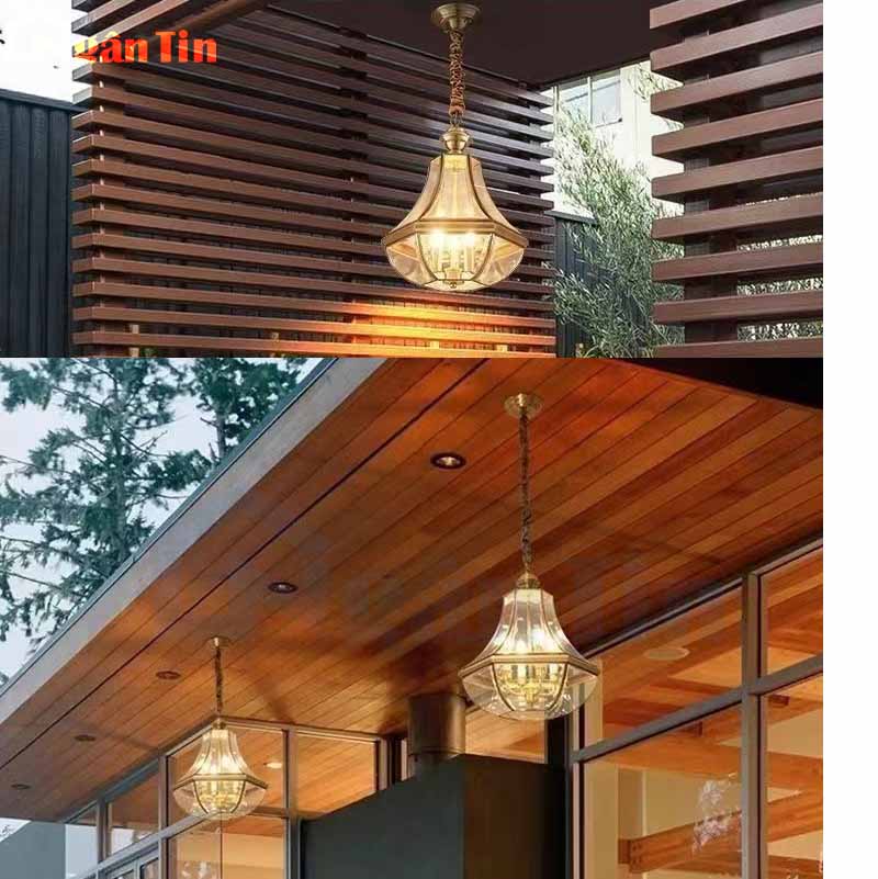 Đèn thả đồng cổ điển cao cấp trang trí ban công phòng khách bàn ăn E14 220V THD12 Ngân Tin 8 Đèn thả đồng cổ điển cao cấp trang trí ban công phòng khách bàn ăn E14 220V THD12 Ngân Tin - Image 8