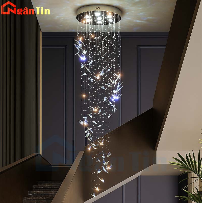 Đèn thả thông tầng pha lê cánh bướm trang trí cầu thang sảnh phòng khách 45W 220V TPL127 Ngân Tin 5 den-tha-thong-pha-le-canh-buom-trang-tri-cau-thang-phong-khach-tpl127-ngan-tin
