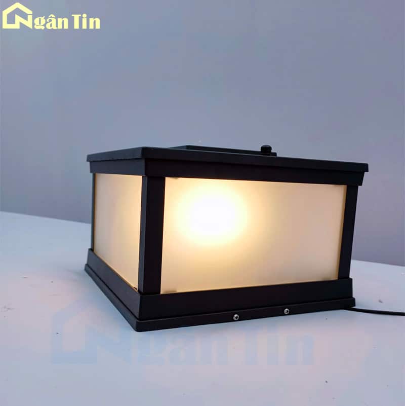 Đèn trụ cổng vuông trang trí sân vườn cổng hành lang lối đi Led 12W E27 220V DT2050 Ngân Tin 8 Đèn trụ cổng vuông trang trí sân vườn cổng hành lang lối đi Led 12W E27 220V DT2050 Ngân Tin - Image 8