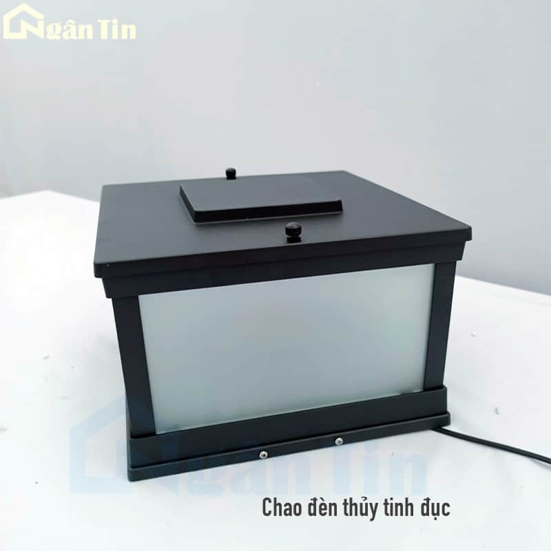 Đèn trụ cổng vuông trang trí sân vườn cổng hành lang lối đi Led 12W E27 220V DT2050 Ngân Tin 15 den tru vuong cong san vuon ngoai troi chong nuoc dt2050 ngan tin 8