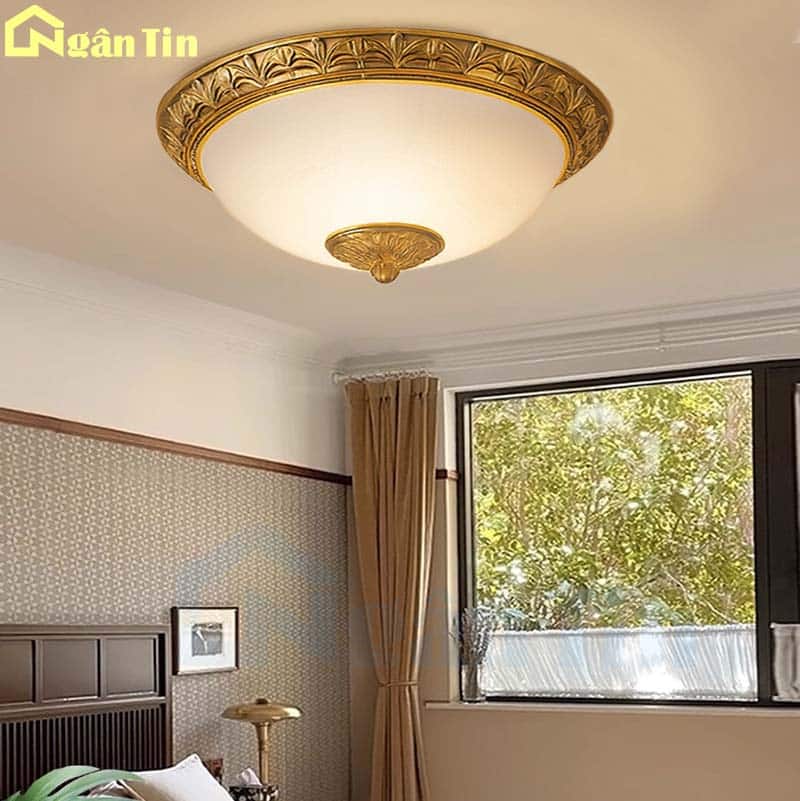 Đèn Mâm Đồng Ốp Trần Trang Trí Ban Công Phòng Ngủ Phòng Khách Led 3 Màu 220V OD08 Ngân Tin 3 den-mam-dong-op-tran-trang-tri-ban-cong-phong-ngu-led-3-che-do-mau-od08-ngan-tin