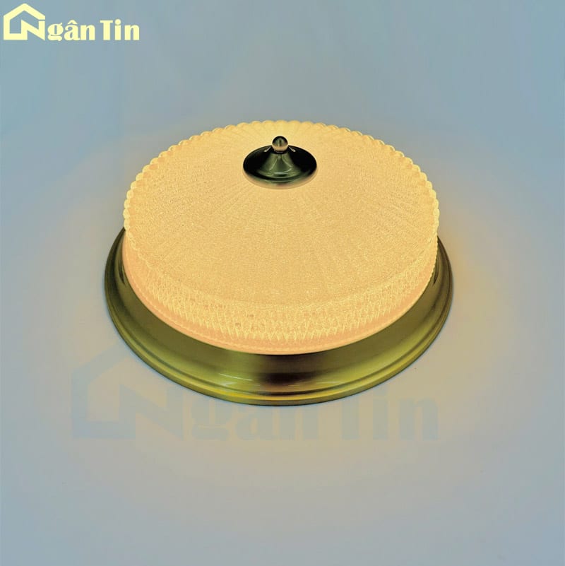 Đèn Mâm Đồng Ốp Trần Trang Trí Ban Công Phòng Ngủ Phòng Khách Led 3 Màu 220V OD09 Ngân Tin 18 den mam dong tron op tran trang tri phong khach phong ngu led 3 mau OD09 ngan tin 7