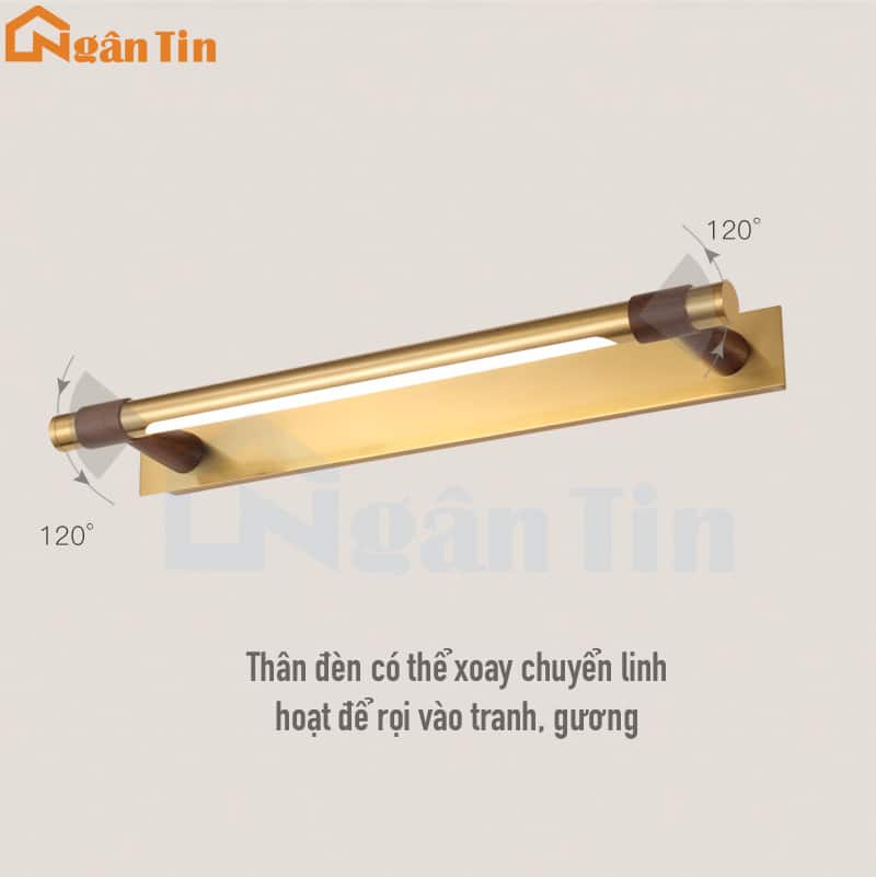 Đèn Soi Tranh Soi Gương Trang Trí Phòng Khách Nhà Tắm Led 3 Chế Độ Màu 220V RT41 Ngân Tin 17 den soi guong soi tranh trang tri trong nha led 3 che do mau rt41 ngan tin 9