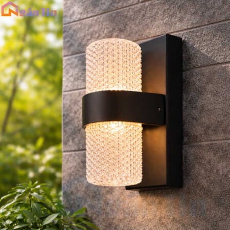 Đèn gắn tường ngoài trời treo tường ốp tường trang trí cổng hành lang cầu thang 220V VNT1812T2 Ngân Tin