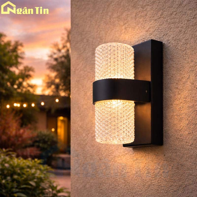 Đèn gắn tường ngoài trời treo tường ốp tường trang trí cổng hành lang cầu thang 220V VNT1812T2 Ngân Tin 4 den-gan-tuong-ngoai-troi-trang-tri-220v-vnt1812t2-ngan-tin