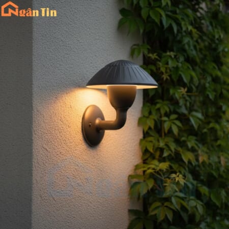 Đèn gắn tường hình nấm treo tường trang trí ngoài trời chống nước 220V VNT742 Ngân Tin